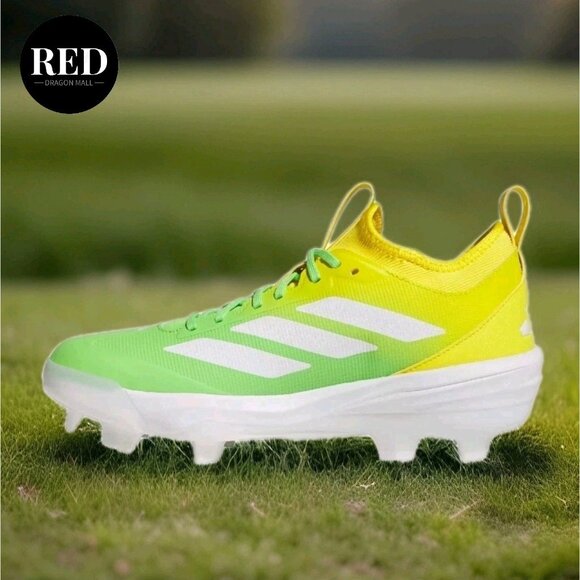 Adidas Adizero Impact TPU Candy Baseball Cleats Lemon Lime JR7827 - Men's Sz 9
